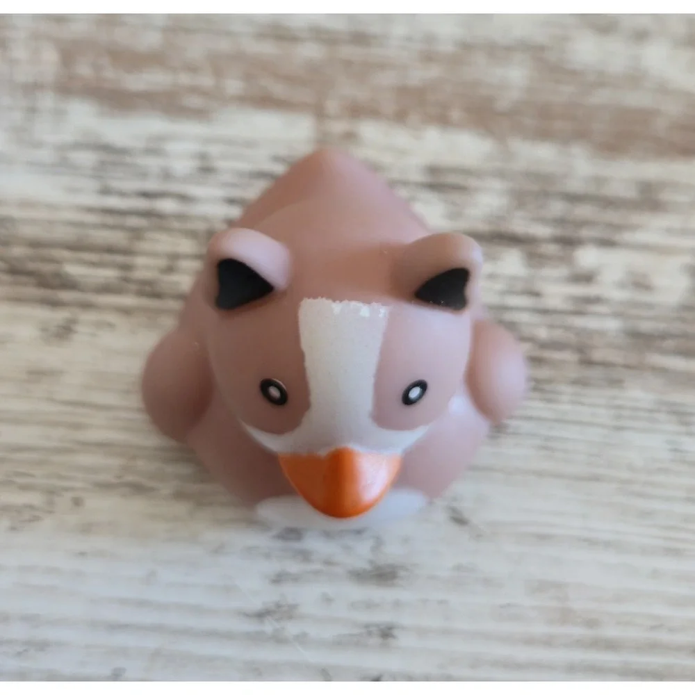 Novelty Corgi Dog Rubber Duck Bath Toy Figure Collectible 2.5